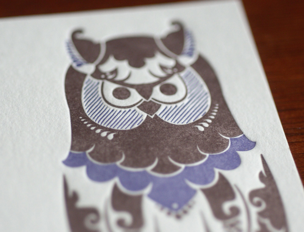 Owl Letterpress